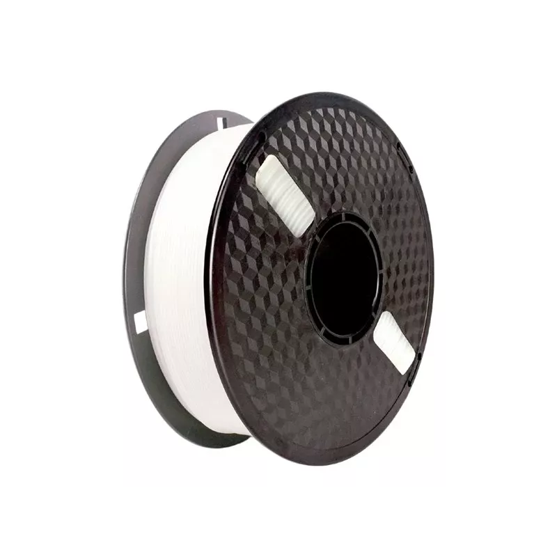 3D tlačový materiál Gembird 3DP-PLA-FL-01-W kyselina polymliečna PLA biela 1 kg