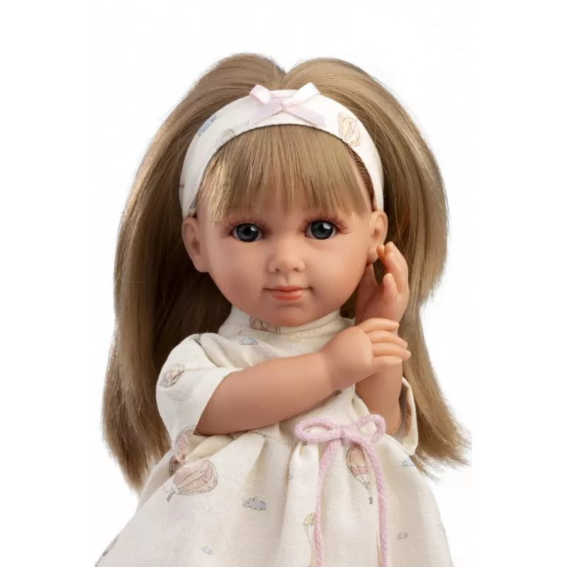 Bábika Llorens Elena 35 cm — realistické črty, mäkké telo
