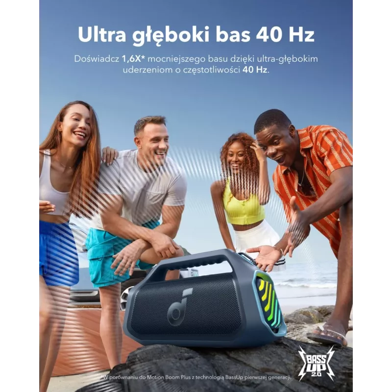 Soundcore Boom 2 Plus modrá