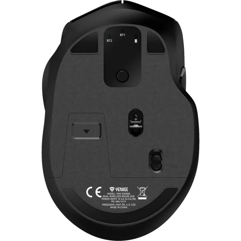 Bezdrôtová myš YMS 2050BK EGO Optic 1600DPI DUAL WL+B