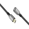 USB 3.2 Gen2 Type-C na USB-C/F, PD, 1 m