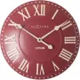 NeXtime hodiny 3083ro London Roman, Ø34.5 cm, nástenné hodiny, červená/biela