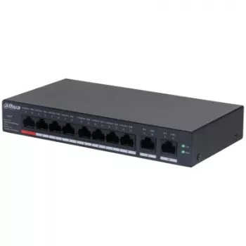 Dahua Technology DH-CS4010-8GT-110 sieťový switch Managed L2 Gigabit Ethernet (10/100/1000) Power over Ethernet (PoE) čierny