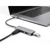 DeLOCK 63173 USB hub Type-C 5000 Mbit/s čierny
