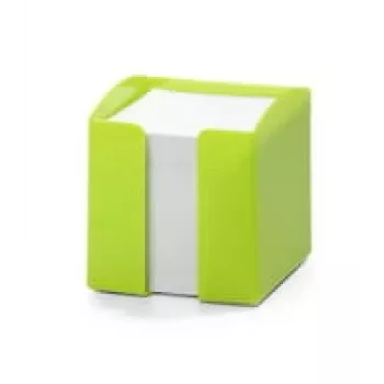Štvorcový zelený poznámkový blok Durable TREND 105x100x100 mm