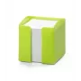 Štvorcový zelený poznámkový blok Durable TREND 105x100x100 mm