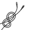 Dátový kábel USB Type-C na Type-C Tellur TLL155471, 1 m, 3 A, 60 W PD, nylonový oplet, čierny