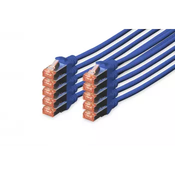Digitus DK-1644-010-B-10 ethernetový patch kábel modrý