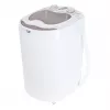 Práčka s horným plnením Adler AD 8055, prenosná, objem 3 kg, krémová, otočný regulátor, 150 W
