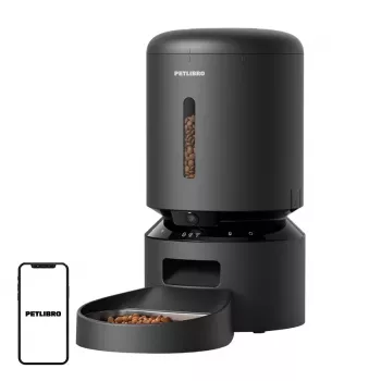 Petlibro Granary automatický dávkovač krmiva pre zvieratá s kamerou, 5 L, čierny