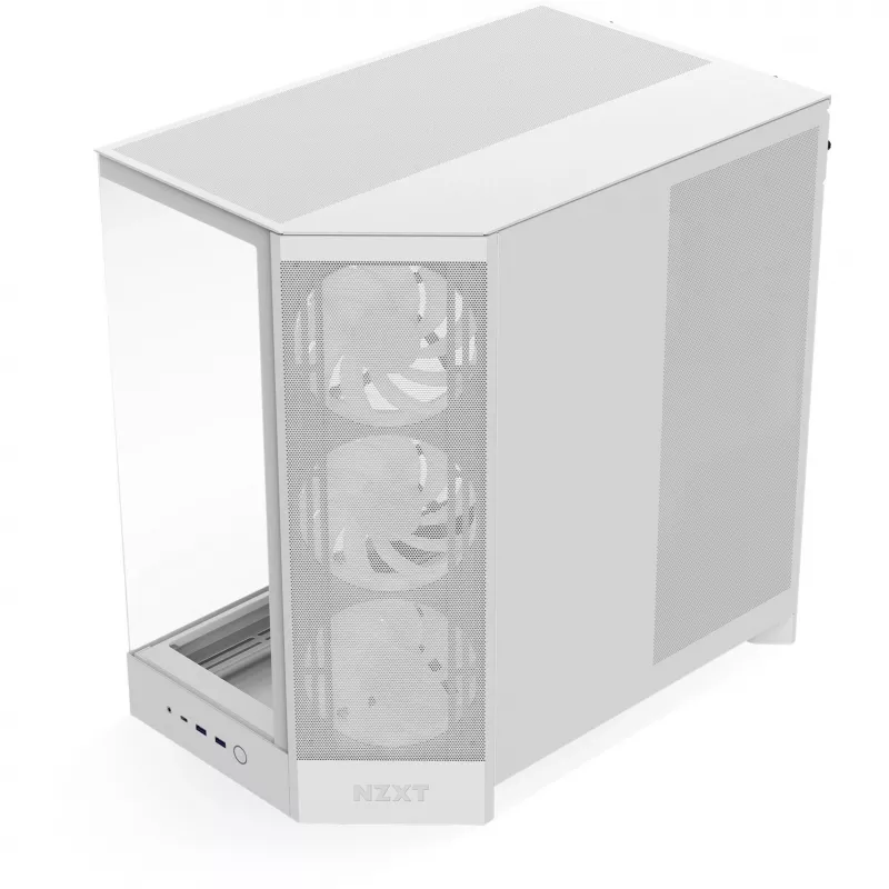 PC skriňa NZXT H9 Flow RGB Midi Tower biela