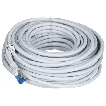 Lanberg patch kábel S/FTP Cat.6a 20m sivý LSZH