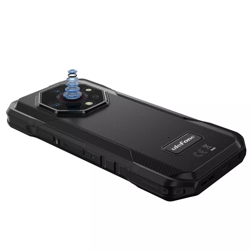 Ulefone Armor X32 Pro 5G smartfón, 5,65 palca, 8 GB RAM, 256 GB, IP69K, Android 14, Future Black