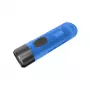 Prívesková baterka Nitecore TIKI GITD BLUE — sivá, USB nabíjateľná, 1 lm, 55 mm, 12 g, IP66, odolná proti nárazu