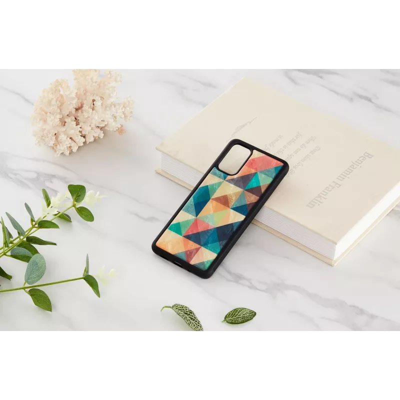 Ochranné puzdro iKins pre Samsung Galaxy S20+ mozaika čierne