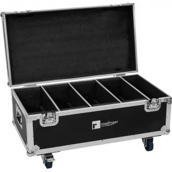Flightcase Roadinger PLL-384 pre 4 LED reflektory, robustné prevedenie