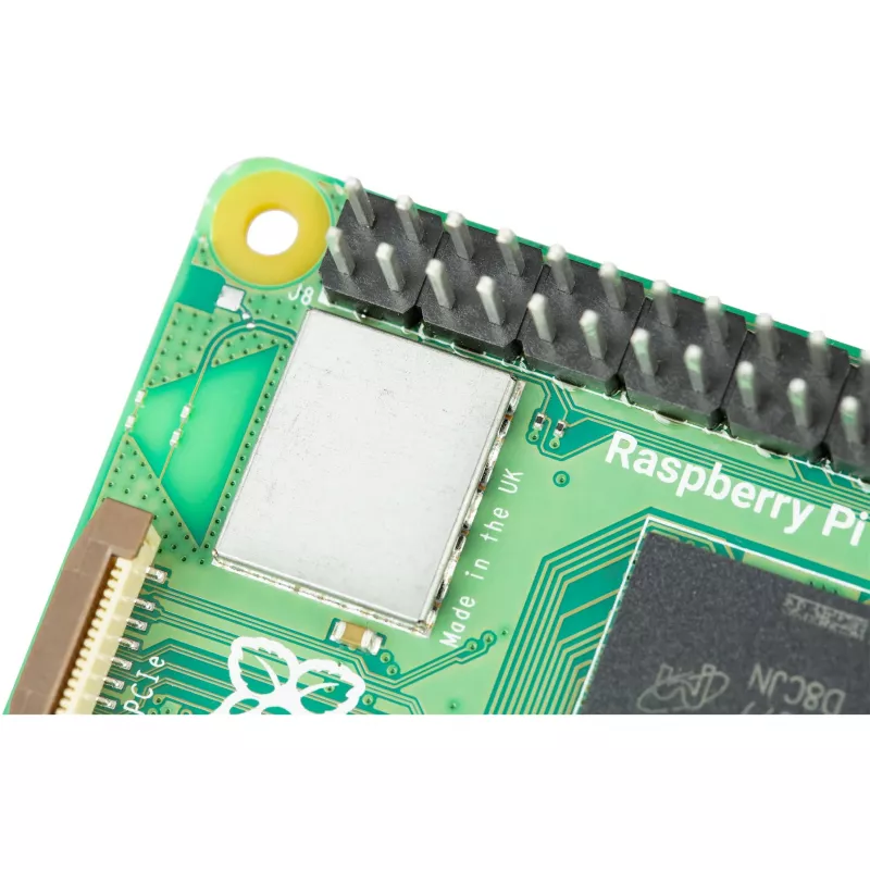 Jednodeskový počítač Raspberry Pi 5 vývojová doska — 2400 MHz Arm Cortex-A76, až do 16 GB LPDDR4x, MicroSD, USB 3.2, Wi‑Fi 5