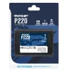 2,5 palca SATA III SSD PATRIOT P220 1 TB — 550/500 MB/s, 50k IOPS, 7 mm