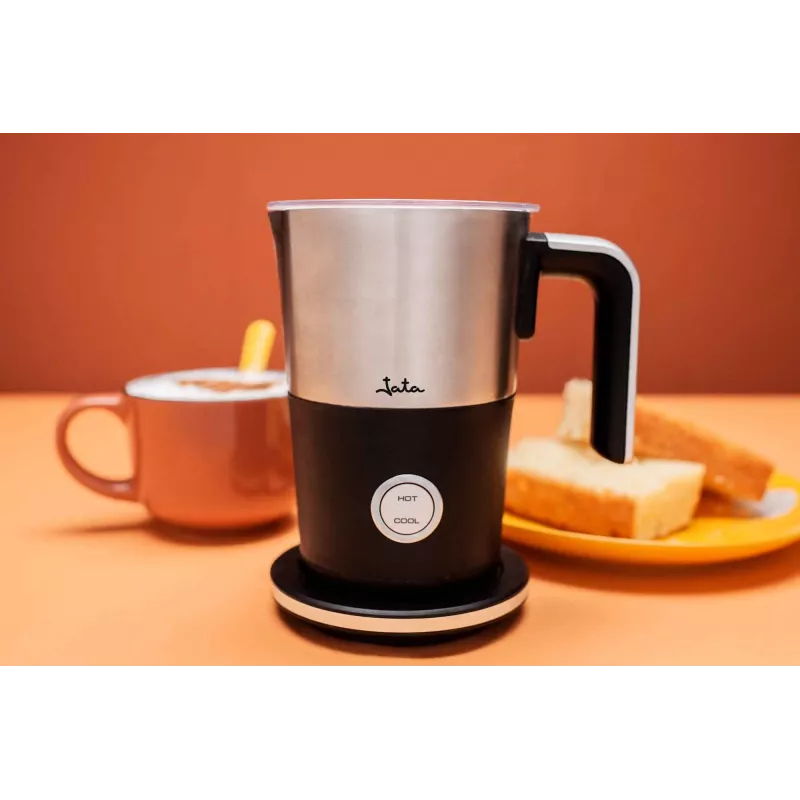 Automatický šľahač mlieka JATA JECL1900 čierna nerez 150 ml 550W