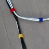 LABEL THE CABLE obojstranná rolka suchého zipsu 4x 1 m - miešané farby