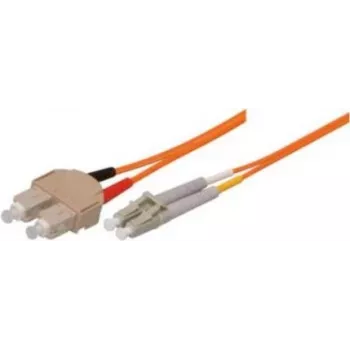 Tecline exertis Connect - patch kábel - SC Multimode (M) na LC Multimode (M) - 15 m - optické vlákno - 50/125 mikrometrov - OM2 - oranžový (85615)