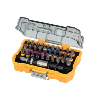 Momentový skrutkovač DeWalt DT7969 — nastaviteľný moment, ergonomická rukoväť, Phillips/Pozidriv/ploché/Torx bity v balení