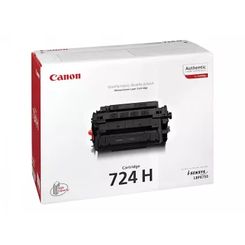 Canon CRG-724H tonerová kazeta, 1 ks, originálna, čierna