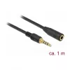 Audio kábel DeLOCK 85629 1 m 3,5 mm čierny