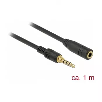Audio kábel DeLOCK 85629 1 m 3,5 mm čierna