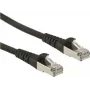 Roline - patch kábel - RJ-45 (M) na RJ-45 (M) - 1,5 m - SFTP - CAT 6a - čierny