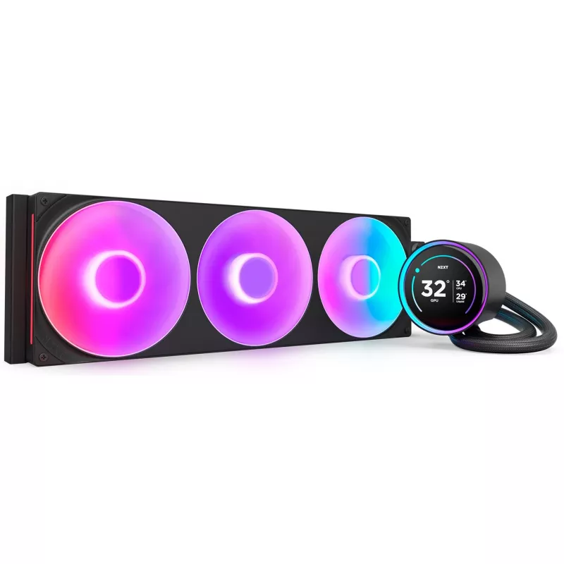 Kraken Elite 420 RGB 420 mm, kvapalinové chladenie čierna