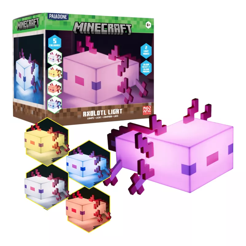 Paladone Minecraft Axolotl svetlo