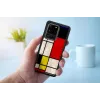 Ochranné puzdro iKins pre Samsung Galaxy S20 Ultra — Mondrian čierne