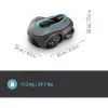 Robotická kosačka Gardena smart SILENO free maximálna plocha trávnika 1200 m² šírka záberu 16 cm