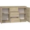 Topeshop komoda 2D3S DĄB SONOMA