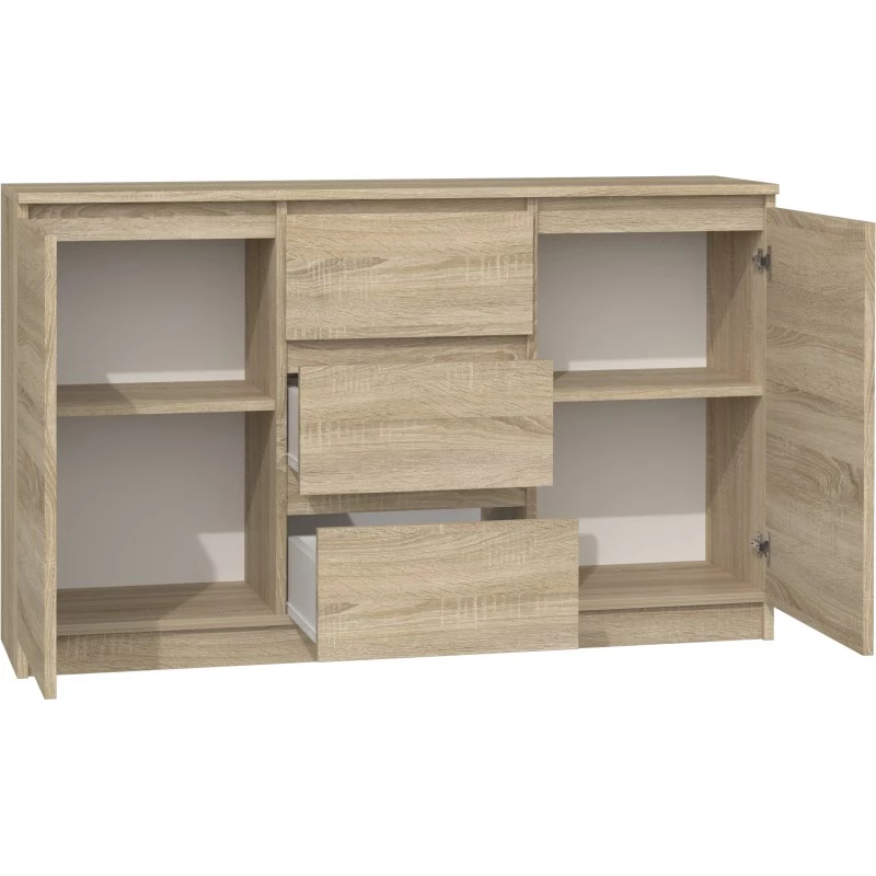 Topeshop komoda 2D3S DĄB SONOMA