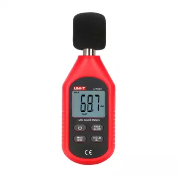 Merač hladiny hluku UT353, rozsah 30–130 dB, frekvencia 31,5 Hz–8 kHz