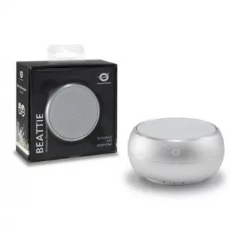 Conceptronic BEATTIE bezdrôtový Bluetooth reproduktor, strieborný, 3 W, 150 - 20000 Hz, bezdrôtový, 3.0+HS, Micro-USB, strieborný