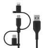 Belkin univerzálny kábel Lightning/Micro/USB-C