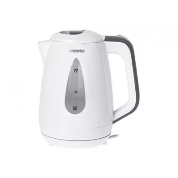 Elektrická rýchlovarná kanvica Mesko MS 1261, 1,7 L kapacita, 2200 W, sivá