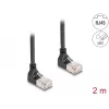 Delock 80282 Ethernet patch kábel čierny