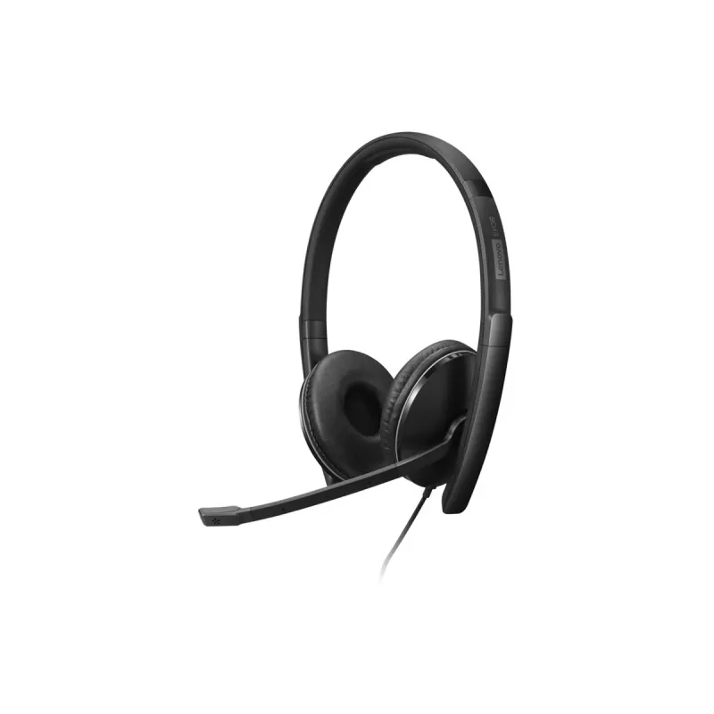 Lenovo 4XD1P83425 slúchadlá/headset káblové Head-band hovory/hudba USB Type-A čierna