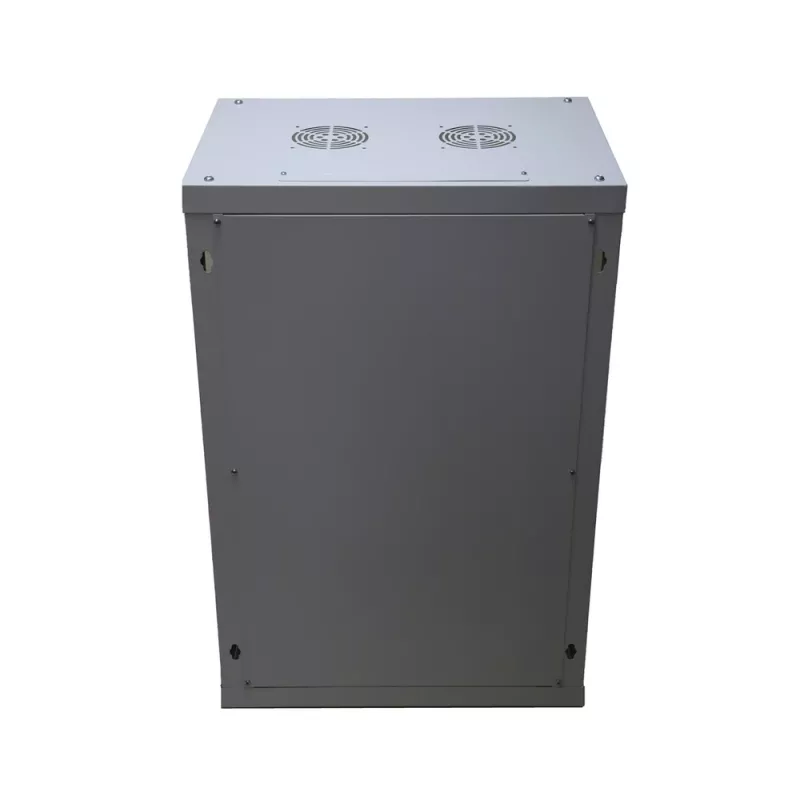 Nástenný rack Extralink 18U 600x450 sivá