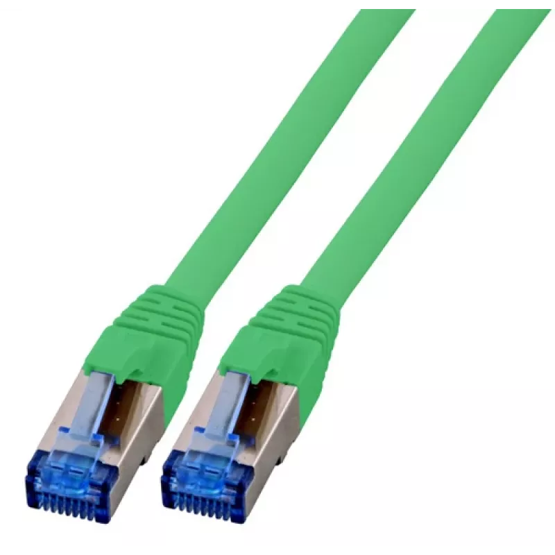 EFB-Elektronik RJ45 patch kábel Cat.6A S/FTP TPECat.7 surový kábel superflex zelený 1,5 m výrobca: EFB Elektronik (K5525FGN.1,5)