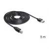 USB kábel DeLOCK 85553 USB 2.0 5 m USB A USB B čierny