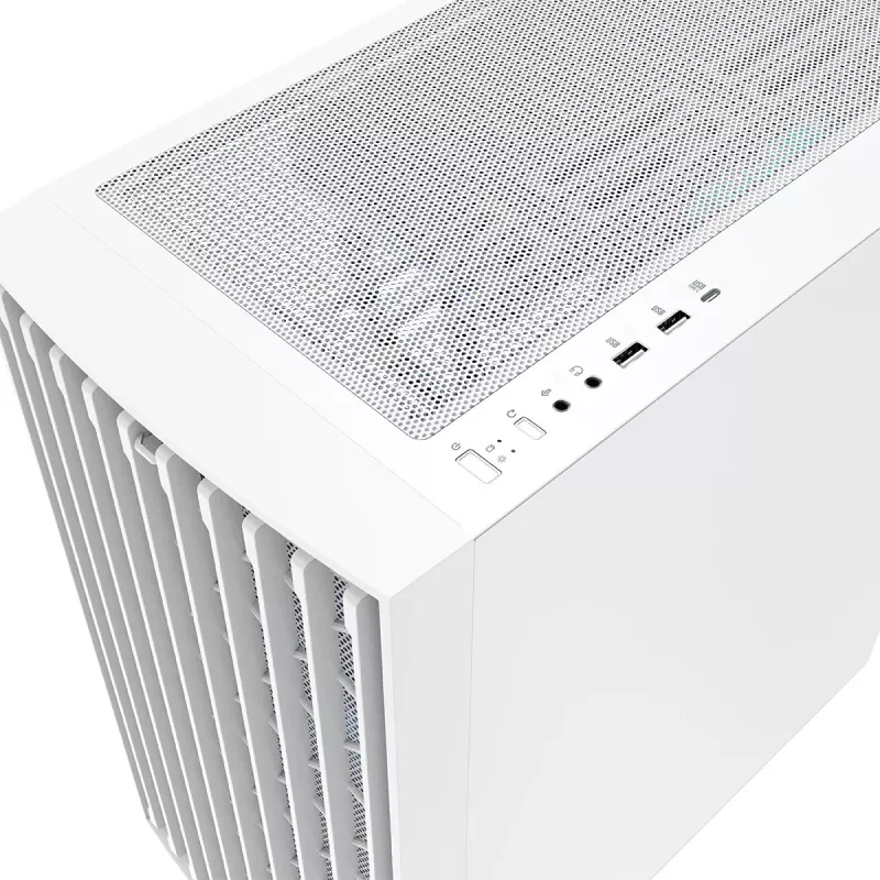 MODECOM BREEZE ARGB Flow MIDI PC skriňa, ATX, USB 3.0 ×2 + USB-C, biela