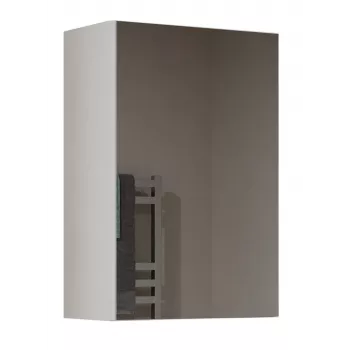 Kúpeľňová nástenná skrinka Top e shop POLA 1DL BIEL — 400×220×600 mm, 3 police, biela