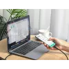 AUKEY CB-SCC241 USB-C Power Delivery PD 240W 5A 20V 1m nylon čierny - D