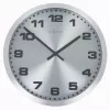 NeXtime nástenné hodiny 2906zw Mercure, Ø25 cm, strieborná