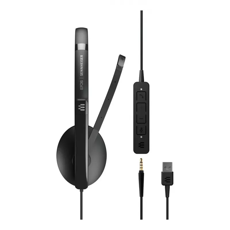 EPOS ADAPT 135 USB II headset káblový headset kancelária/call centrum USB Type-A čierny